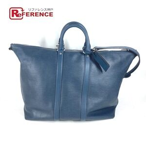 Louis Vuitton Epi Cabas Bandouliere Handbag shoulder Blue Marine